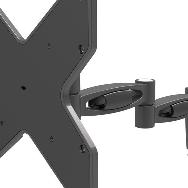 Bracket - Solid Aluminium Full-Motion Wall Mount - For Most 23''-42'' Led, Lcd Flat Panel Tvs