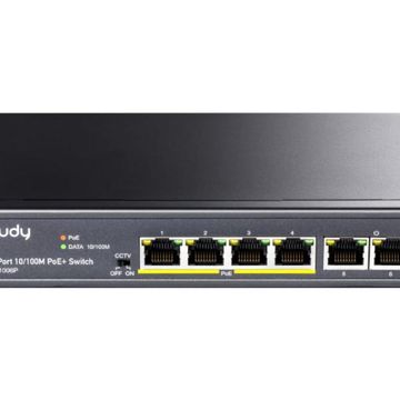 Cudy 6-Port Ethernet Plus 4-Port Gigabit Poe Unmanaged Switch