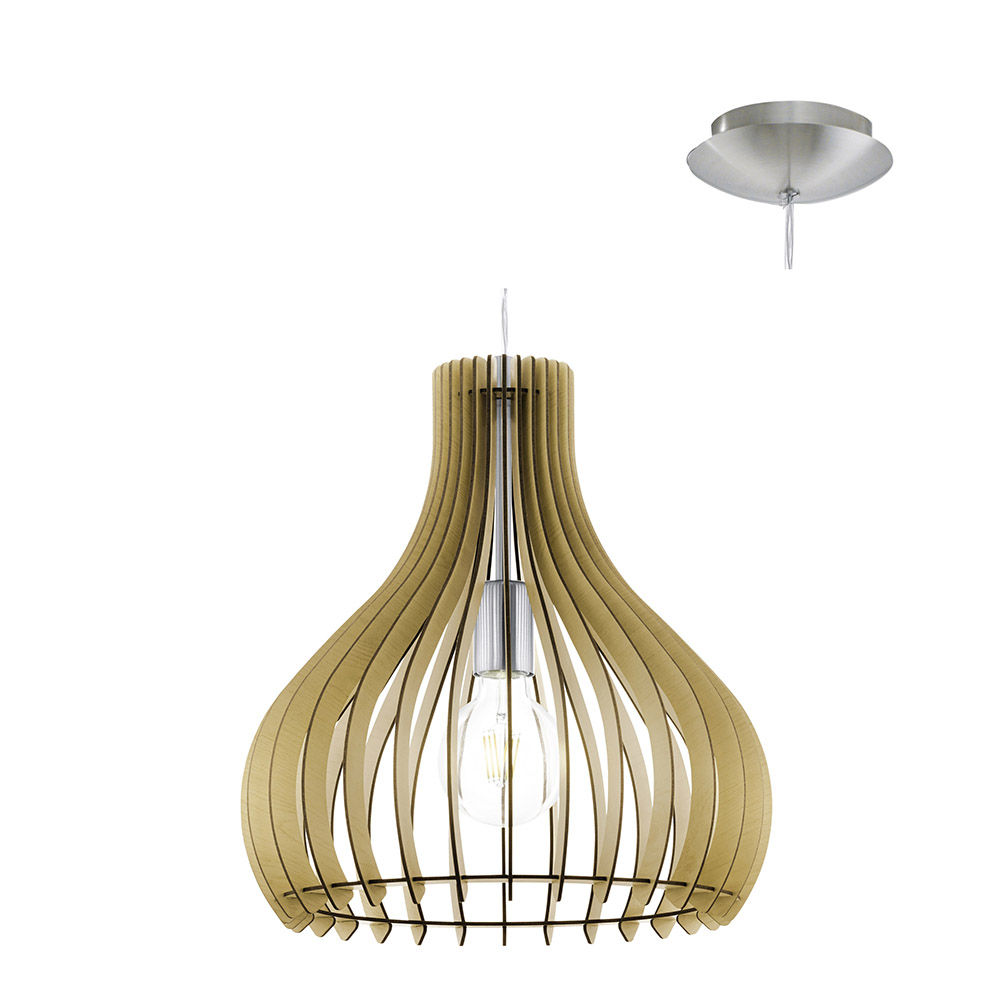 Eurolux Tindori Pendant 380mm Maple