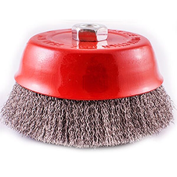 Wire Cup Brush 150 X M14 Crimped Stainless Steel Tcw