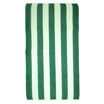 Plush 450 GSM 90x180cms Terry Pool Beach Cabanas - Hunter Green (01 Piece Pack)