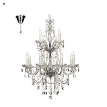 12LT Chandelier Crystal Chrome E14 12x40w