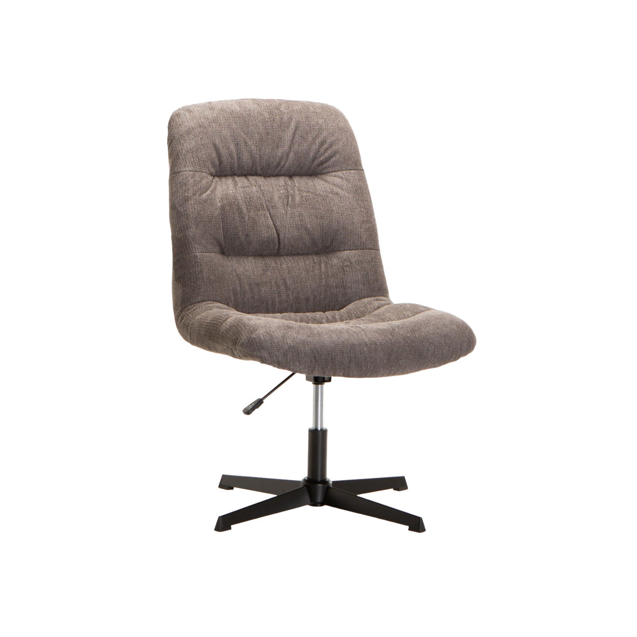 Vividitto - Trusha Fabric Chair With Swivel - Dark Grey