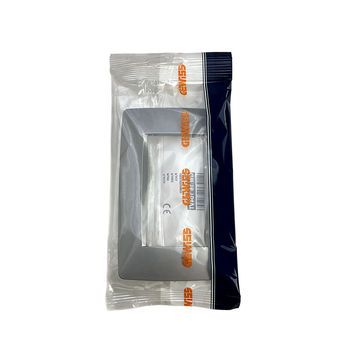 ACDC - Gewiss CHORUS ONE 4-Gang Cover Plate (Milk Titanium)