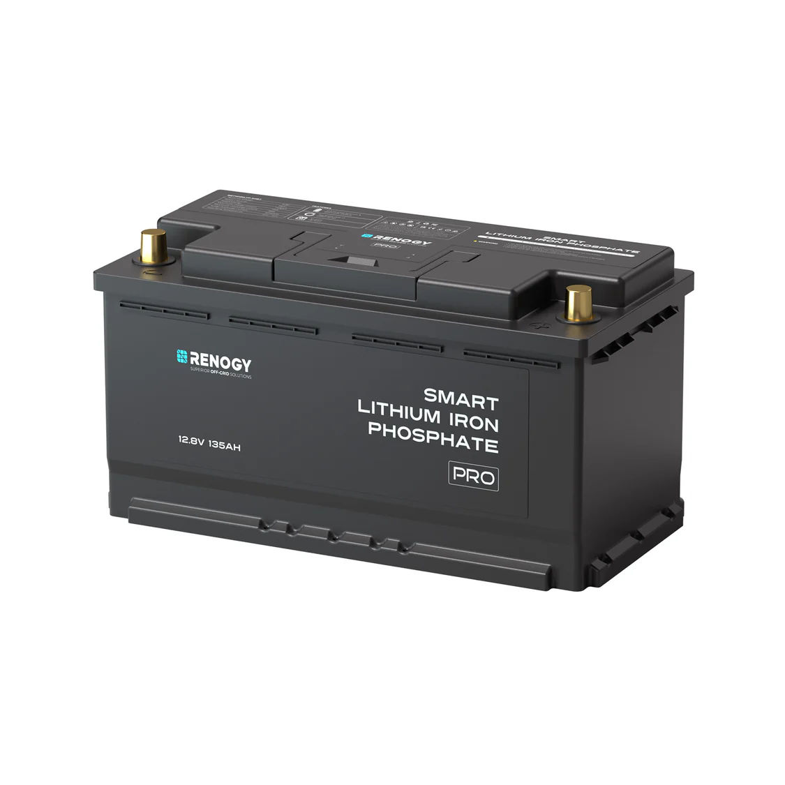 RENOGY 12V 135Ah Pro Underseat Smart Lithium Iron Phosphate Battery
