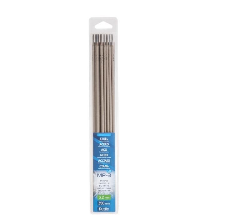 Stick Electrodes Мр-3, 3,2Mm, Blister Pack - 10 Pieces - 2 Pack