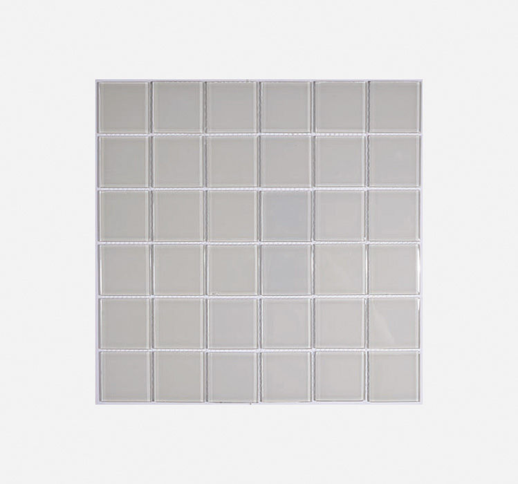Mosaic Glass - White 48mm Square - 300x300