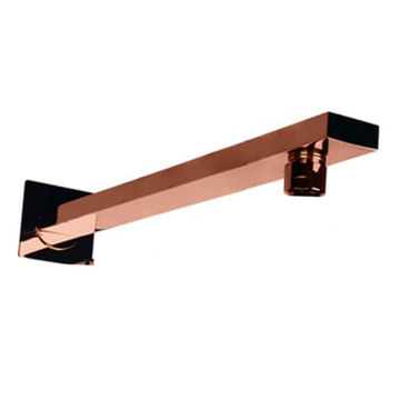 Riova Shower Arm Square - Rose Gold