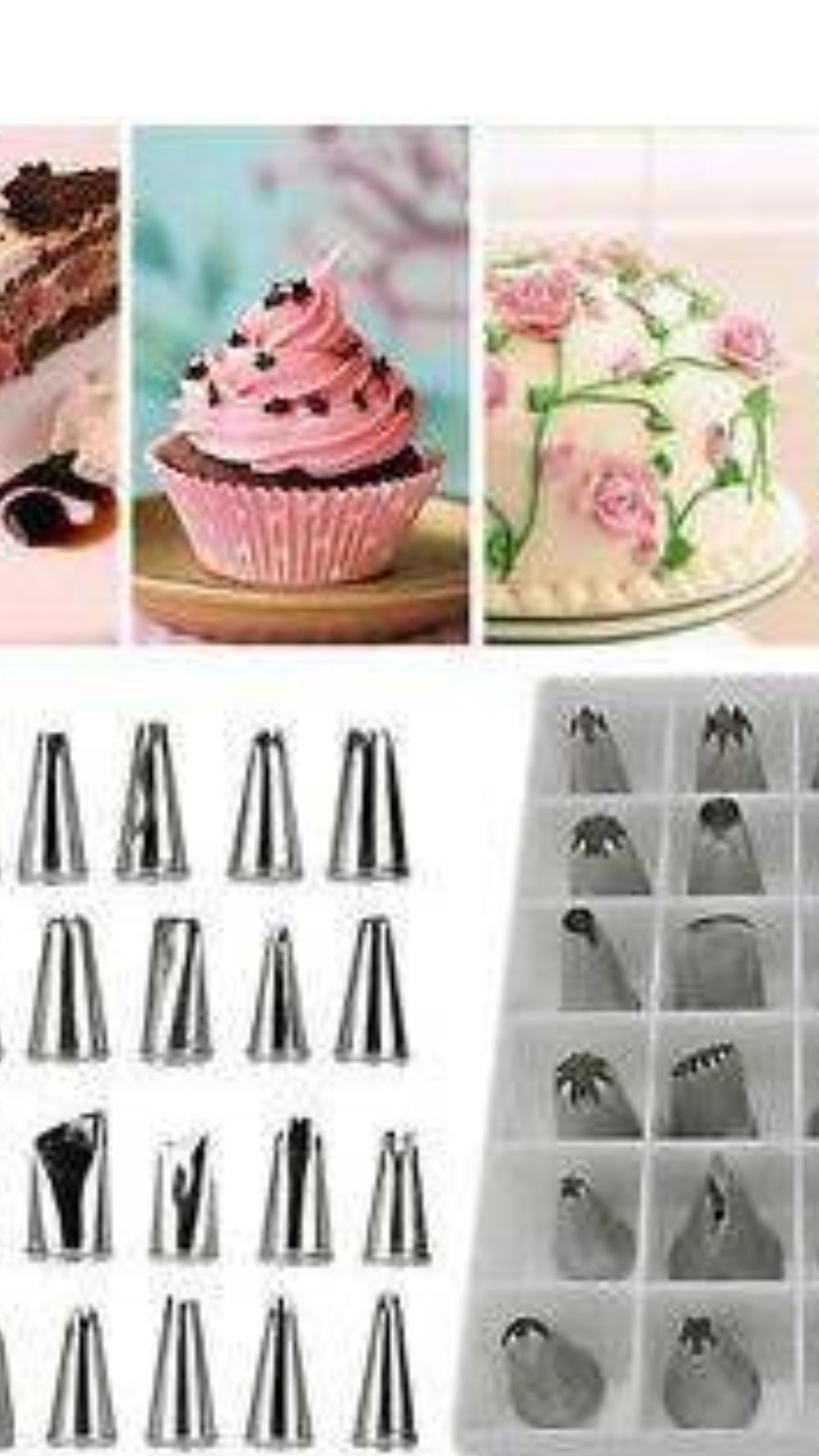 Cake Decorating Nozzle Set 24 pcs