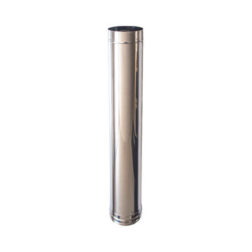ECONOFIRE 150MM Single Skin Flue Pipe 1M