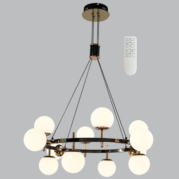 Metal and Plastic Chandelier with 2.4G Drive Remote Control