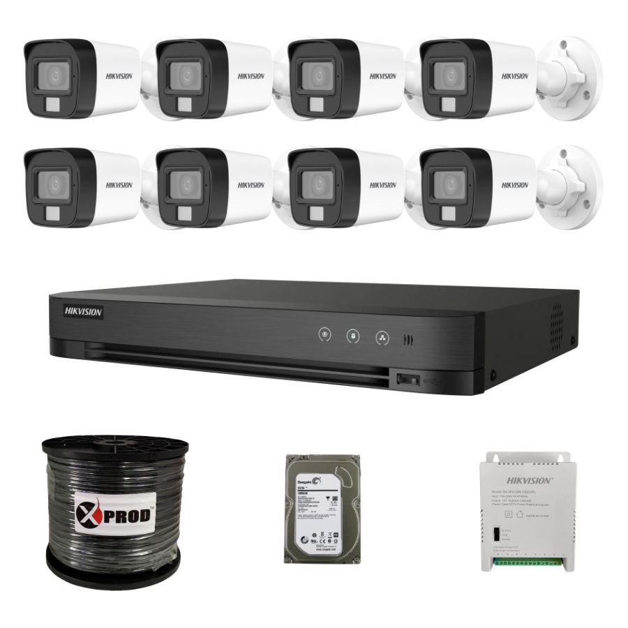 Hikvision 8 Channel 5MP AcuSense Pro Kit
