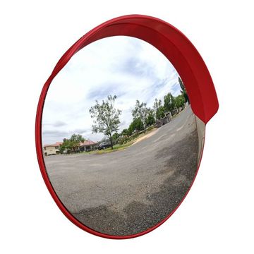 PremiumSun 80cm Shatterproof Round Convex Safety Security Mirror for Indoor & Outdoor