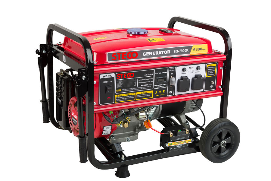 STECO GENERATOR 7500W 4-STROKE KEY-START