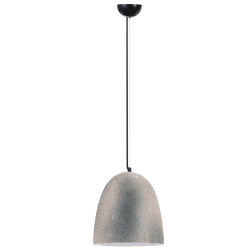 Metal Pendant with Ceramic Shade