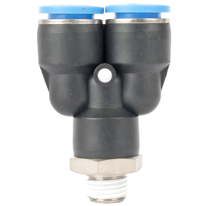 Aircraft - Pu Hose Fitting Y Joint 12mm-1/4 M - 2 Pack