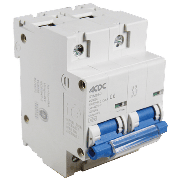 ACDC - Circuit Breaker - 2 Pole - C-Curve - 10kA - 125A