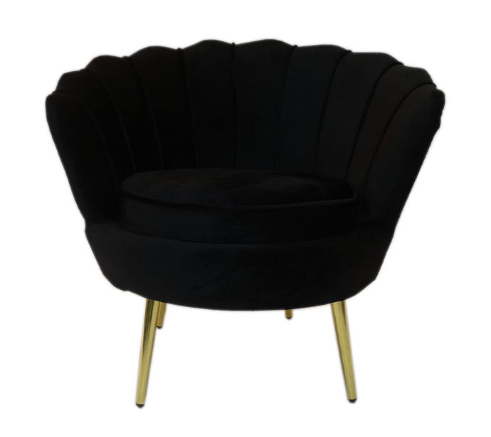 Tulip Velvet Single Seater Couch