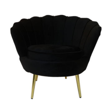 Tulip Velvet Single Seater Couch