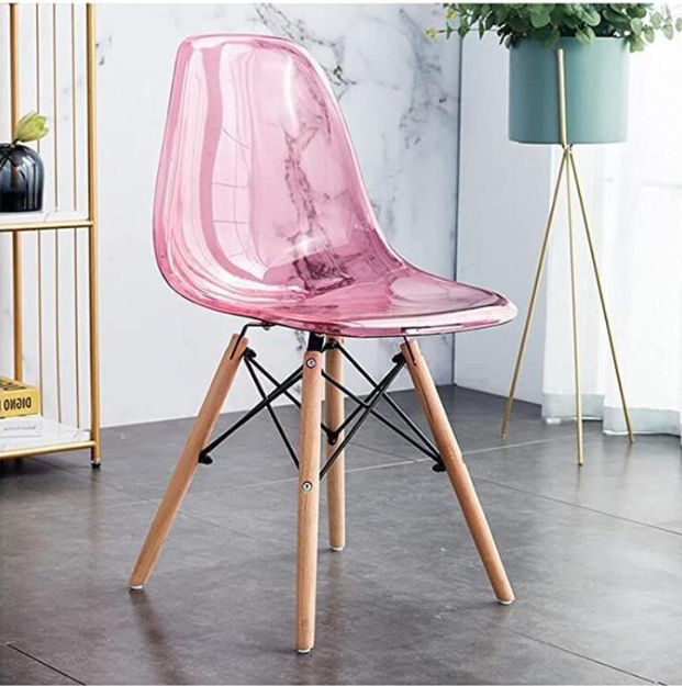 Apollo Chairs Transparent -Pink