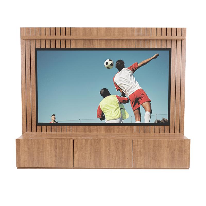 Monte Carlo Wall-Mounted TV Unit - French Walnut
