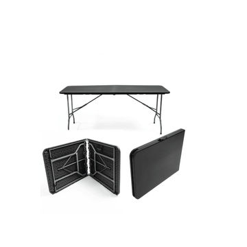 1.8M Black Folding Table