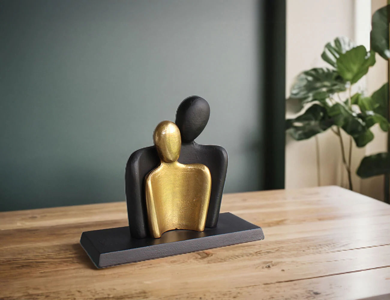 Gold/Black Deco Couple