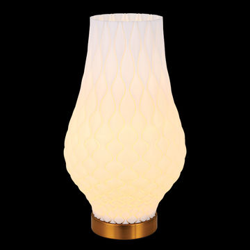 230v 4W LED E27 Bluebell 3D Printed Recycled Table Lamp