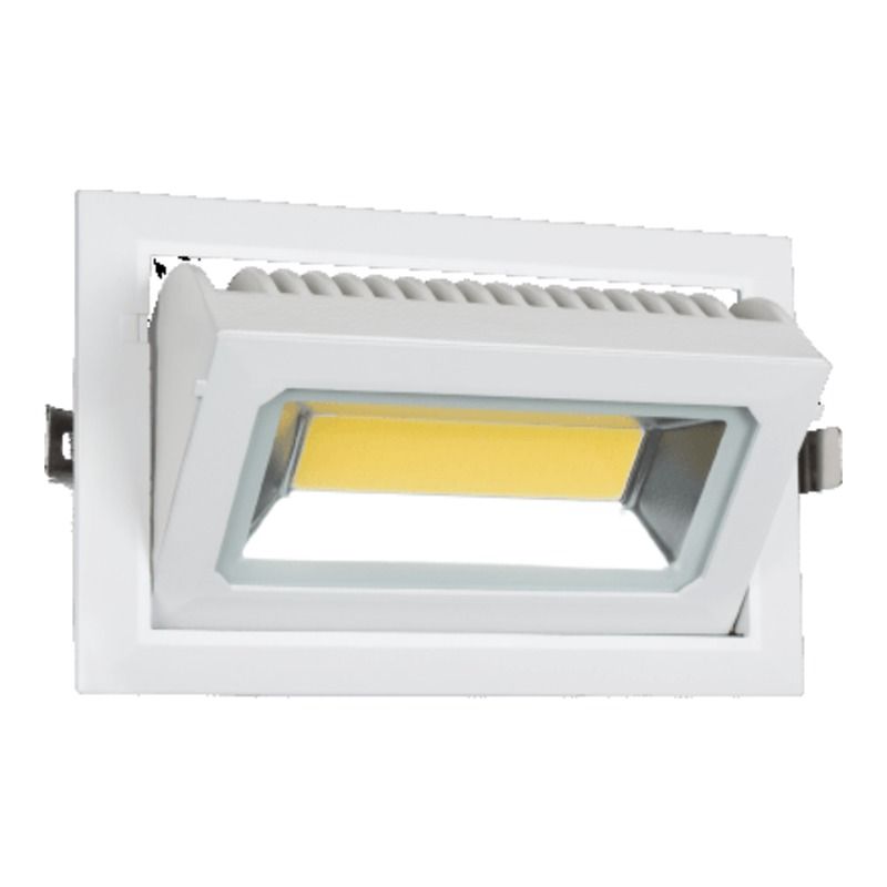 Rectangular Adjustable Downlight 40W LED
