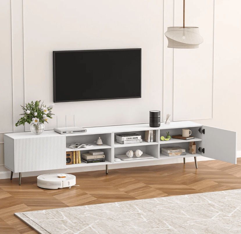 GreenLine Interiors Kylie Tv Stand White