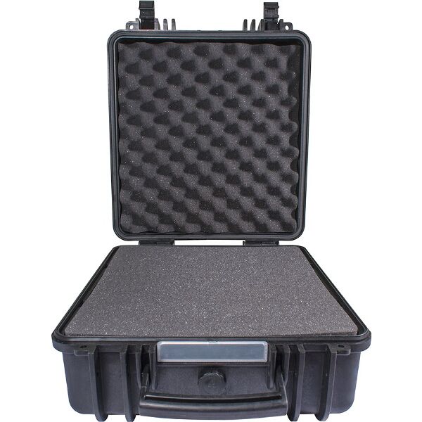 Hard Case 425X370X210Mm Od With Foam Black Water & Dust Proof (333517)