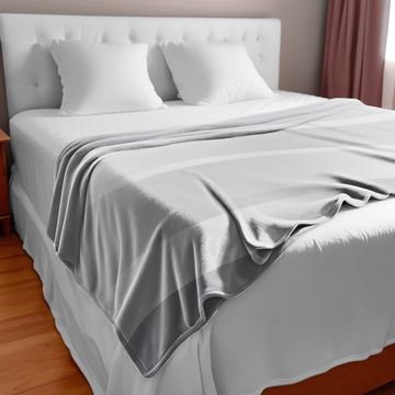 Shades of White Large Light Weight Fleece