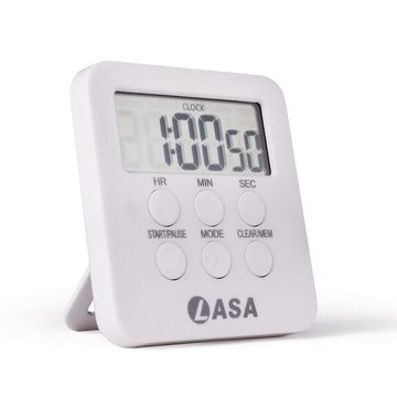 Digital Kitchen Timer – Loud Alarm, Countdown, Clock, Magnetic Back
