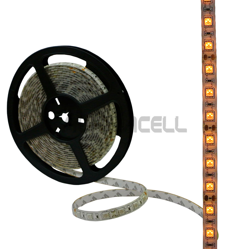 Strip light ORANGE p/metre (120 led) WATERPROOF (Driver not included)