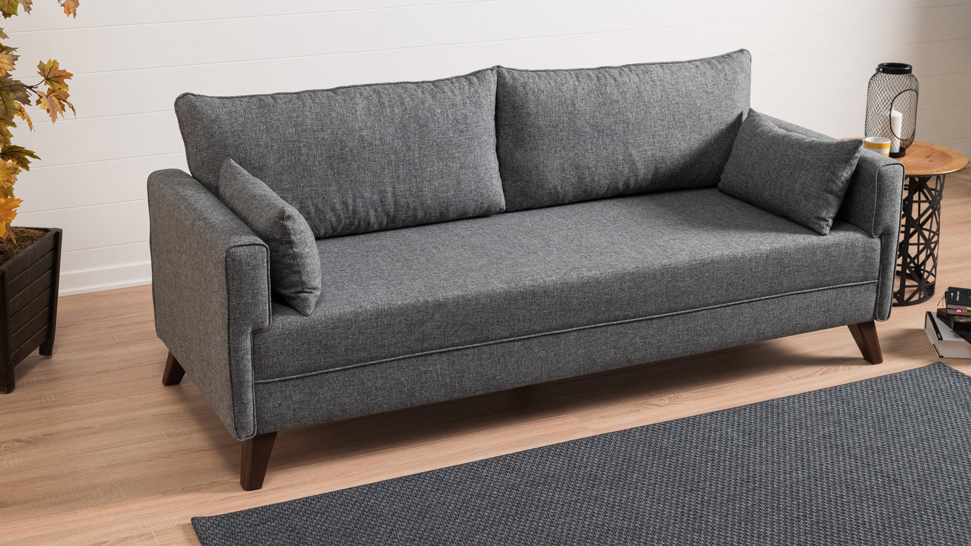 Bella Sofa For 3 Pr - Anthracite