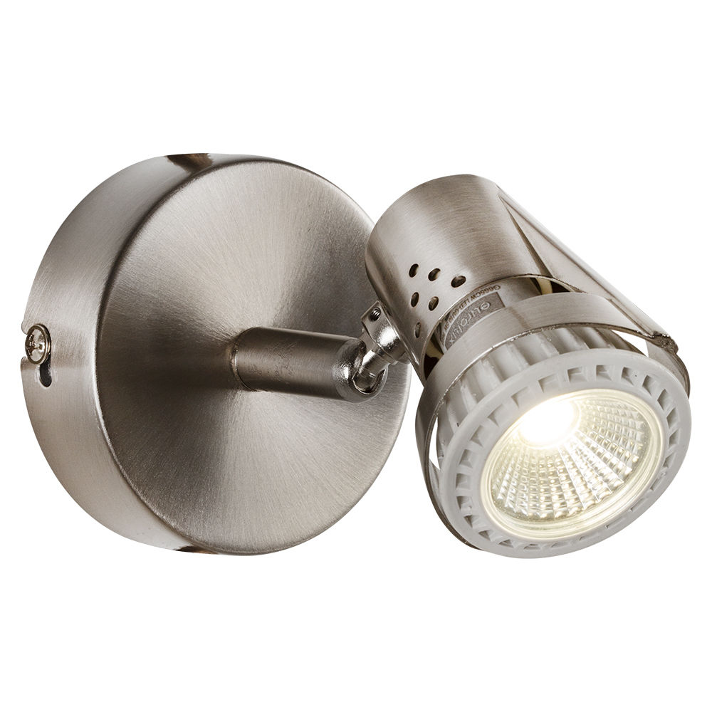 Deco - 1 Light - Spot Light - 80mm - Satin Chrome - 3 Pack