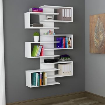 Bookshelf Lotus - White