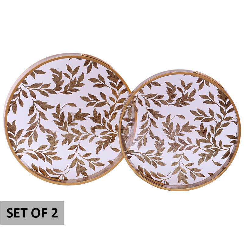 Enzoci - Round tray - Set of 2