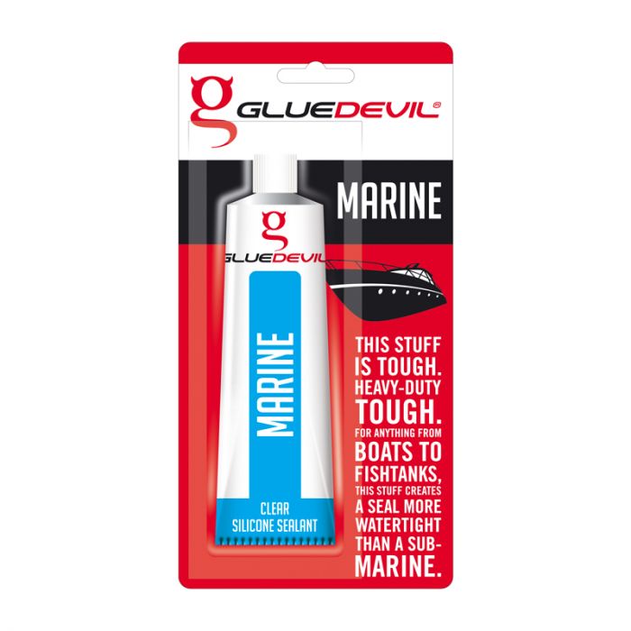 Glue-Devil Silicone 90ml Marine (Clear) - 6 Pack