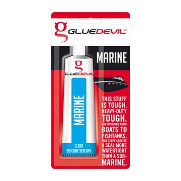 Glue-Devil Silicone 90ml Marine (Clear) - 6 Pack