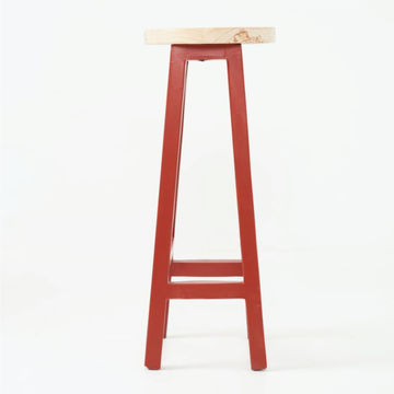 Entsha Bar Stool Red Oxide (H75cm)