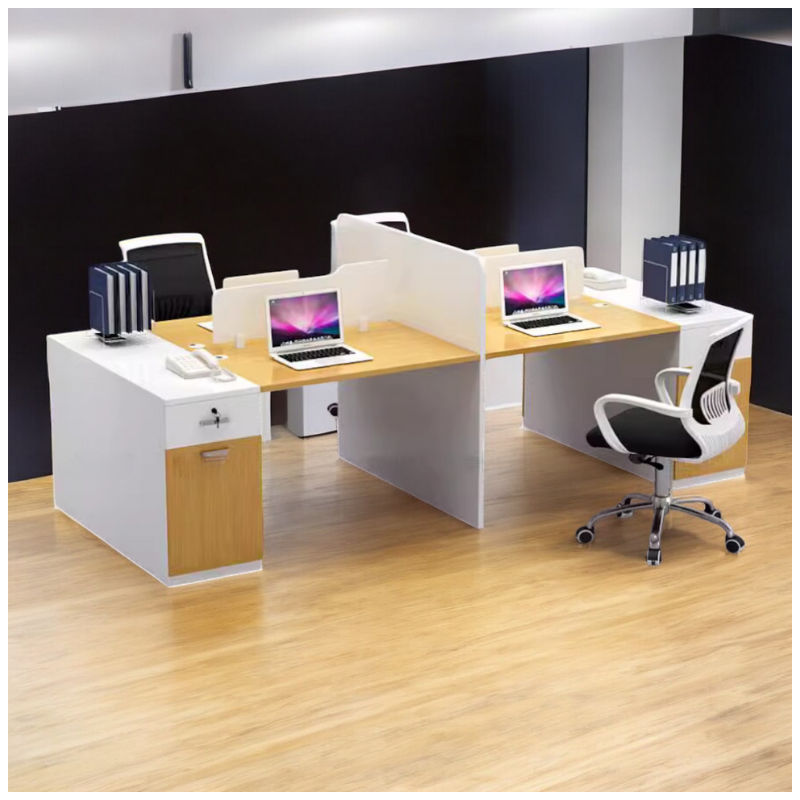QandAHome-Whitely Workstation Including Chairs
