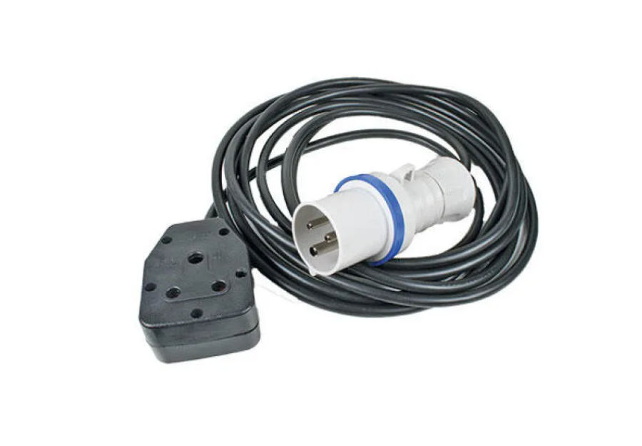 10m Onyx Industrial 3 pin Extension Cord