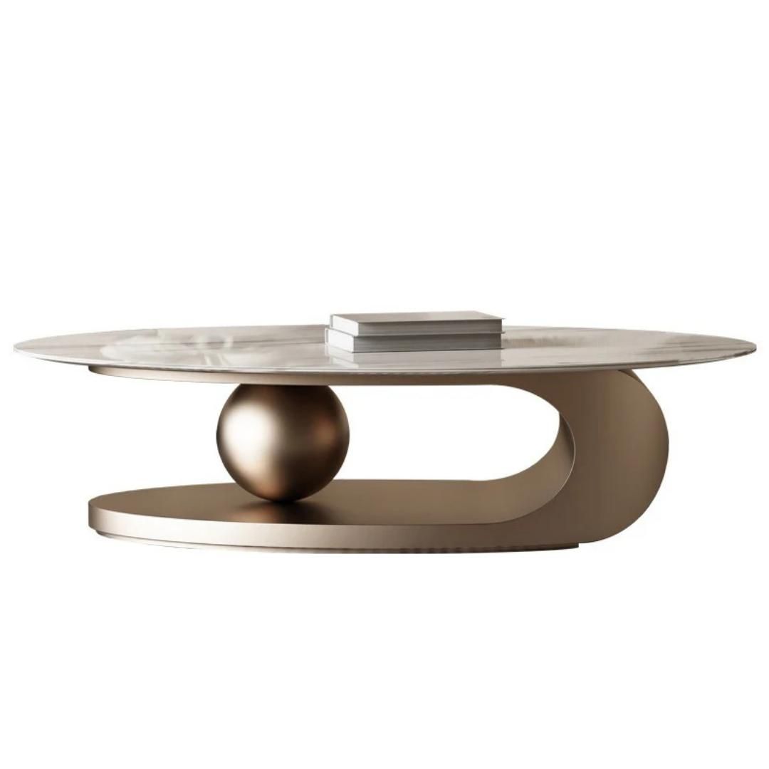 Modern Living Room Oval Coffee Table