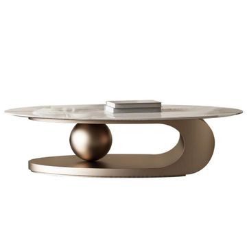 Modern Living Room Oval Coffee Table