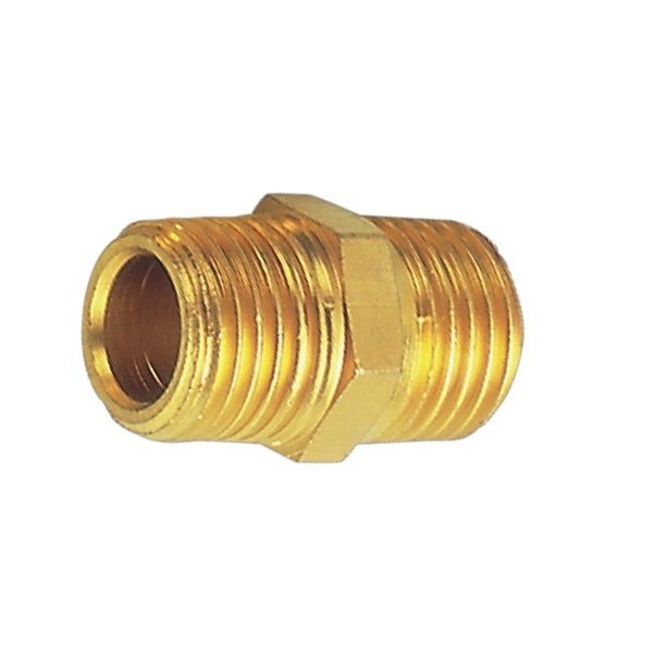 AirCraft - Nipple Brass 1/8x3/8 M/M - 3 Pack