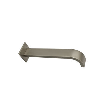 Devario Wall Spout Curved 30*15*185mm Brass - Gun Metal Grey