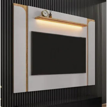 Maresias 1 Shelf TV Panel-Off White/Cinnamon