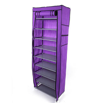 9-Tier Covered Shoe Rack