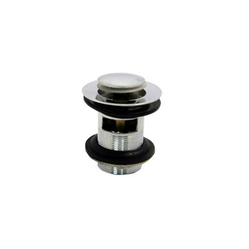Basin Waste - Pop Up Plug - Slotted - Br - Cp